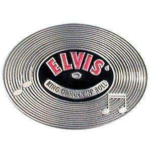  Elvis Presleys Record Style Belt Buckle: Sports 