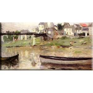   the Seine 16x8 Streched Canvas Art by Morisot, Berthe