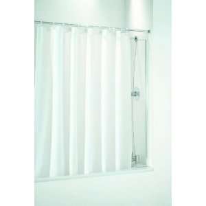  White Waterproof Bath Fabric Shower Curtain with Hooks! 72 