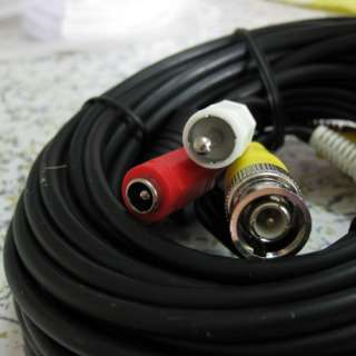 BNC 20M Power Audio Plug and Play Cable for CCTV camera  