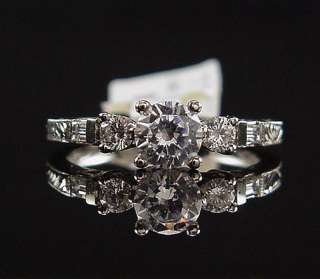 FAB TACORI HAND ENGRAVED COLLECTION PLATINUM & DIAMOND $3720 