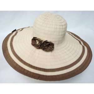 2012 New and Fashion church lady straw hat with decoration:  