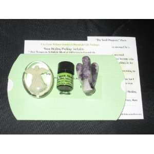 Gift with Meaning   Healing Package with Semi Precious Stone Carved 