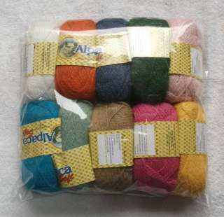   ~ Blend Knitting Yarn 1 Skein Ball ~ Pure Alpaca Wool Acrylic  