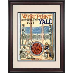 1921 Yale Bulldogs vs. Army Black Knights 10.5x14 Framed Historic 