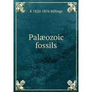  PalÃ¦ozoic fossils: E 1820 1876 Billings: Books