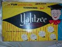 GREAT PRICE 1956 YAHTZEE GAME INTACT  