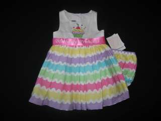 NEW BIRTHDAY PRINCESS Boutique Dress Girls Outfit 24m  