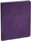 2013 monthly large purple gallery leather calendar $ 13 45