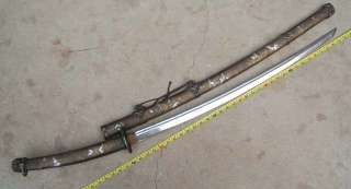 Large Imperial Japanese Katana Tachi / Dachi Sword Sharp Blade Sexy 