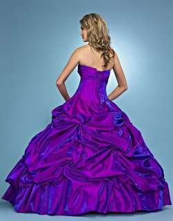 2012 New Fashion Purple Quinceanera Wedding Dress Ball Gowns Prom 