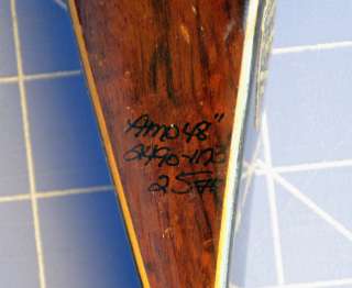   Stemmler Archery Wooden Fiberglass Recurve Bow 48 2490 1173 25