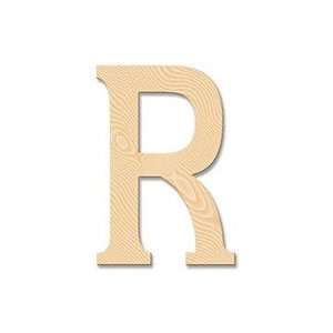  Wood Letters 6 3/4 Typeset Font Letter R Arts, Crafts 