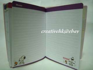 Japan Peanuts Snoopy 2012 Diary Schedule Planner Book  