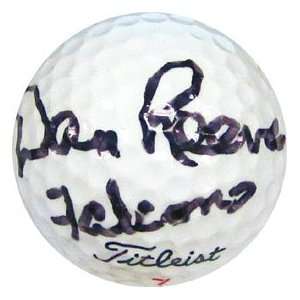  Dan Reeves Falcons Autographed / Signed Golf Ball 