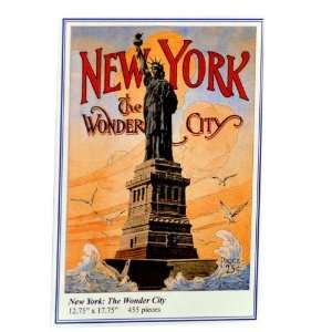 Liberty New York The Wonder City Wooden Jigsaw Puzzle 