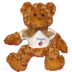  Pilates Princess Plush Teddy Bear with WHITE T Shirt: Toys 