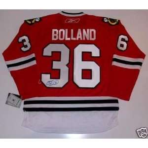  Dave Bolland Signed Chicago Blackhawks Jersey Proof 