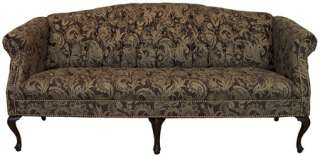 Queen Anne Tufted Sofa and Loveseat w/Nailhead  