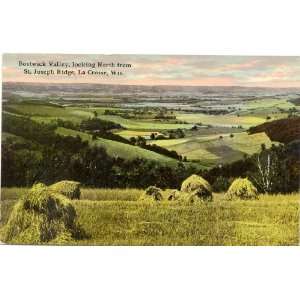  1910 Vintage Postcard Bostwick Valley, looking North from 