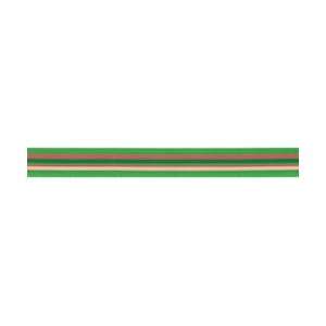   Striped Grosgrain Ribbon 5/8X50 Yards Green/Pink/Fuchsia WK5/8 46