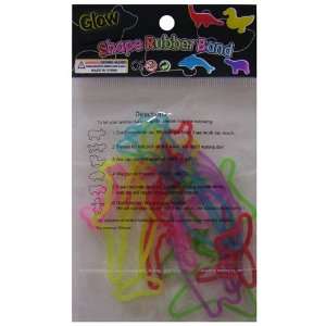  Glow Rubber Fun Bands   Western, 12 Pack Toys & Games