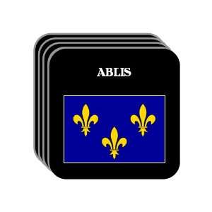  Ile de France   ABLIS Set of 4 Mini Mousepad Coasters 