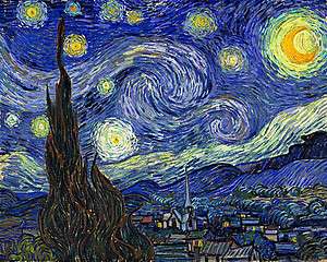 Vincent Van Gogh  Starry Night   20x26 Art on Canvas  