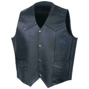 Rocky Mountain Hides™ Solid Genuine Cowhide Leather Vest Size XLarge
