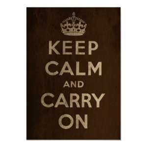  Keep Calm And Carry On Poster