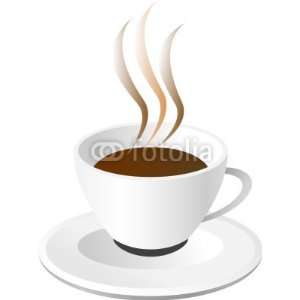   Abstract Vector Illustration of Coffee Cup   Removable Graphic: Home