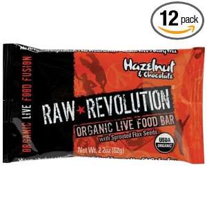 Raw Indulgence Bar, Og, Hazlenut and Choc, 2.20 Ounce (Pack of 12 