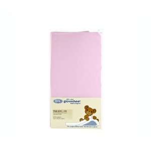    DK Glovesheets Cotbed Combed Cotton Flat Sheet   Pink: Baby