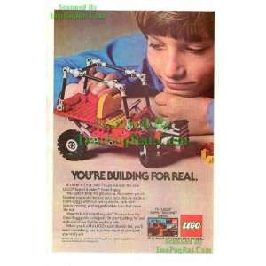 Lego Expert Builder Series: Dune Buggy: Original 1982 Photo Print Ad!