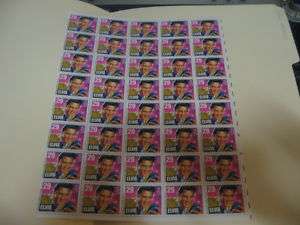 1992 Elvis Presley FORTY 29 Cents Stamp Sheet SC 2721  