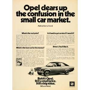   Buick Opel Automobile Vintage Car   Original Print Ad: Home & Kitchen