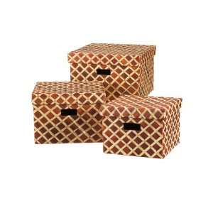  Saegrass Nested Square Box   Set of 3