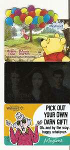  Gift Card Winnie The Pooh Twilight No $  