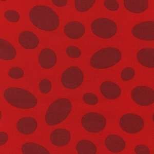   Scarlet Dots on Red Jelly Bean Fabric Three Yards (2.7m) ADE 10791 93