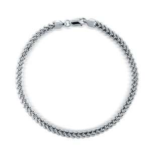   Gauge Mens Sterling Silver Miami Cuban Chain Bracelet 9in: Jewelry