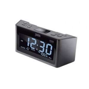    jWin JL355 Dual Alarm Clock with AM/FM Radio (Black): Electronics