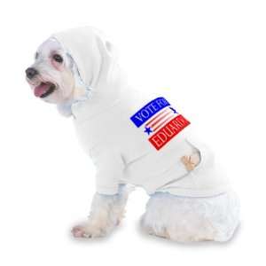  VOTE FOR EDUARDO Hooded T Shirt for Dog or Cat X Small (XS 