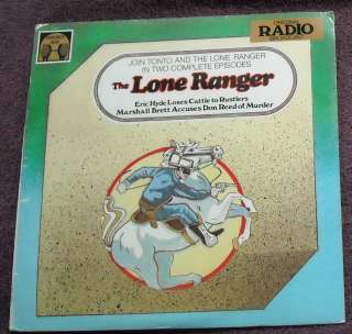 SEALED 1977 The LONE RANGER LP Original Radio Broadcast  