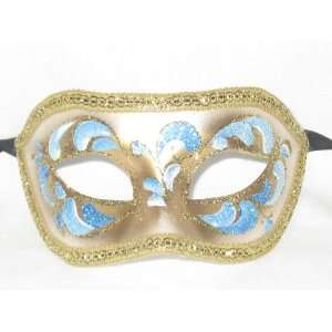 Blue Colombina Acquario Venetian Mask: Home & Kitchen