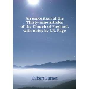   the Church of England. with notes by J.R. Page: Gilbert Burnet: Books