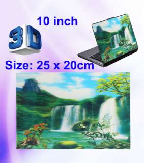 10 inch 3D Effects Laptop PC Computer Notebook Macbook Cover Skin 