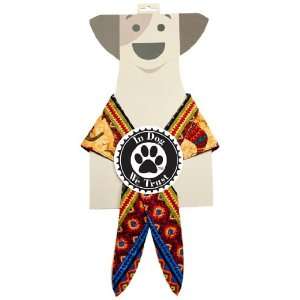  In Dog We Trust Chili Pepper Bandana, Medium, Taupe Pet 