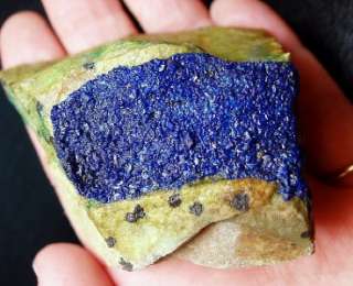 Lazulite on Matrix Mineral Specimen HS WoW  
