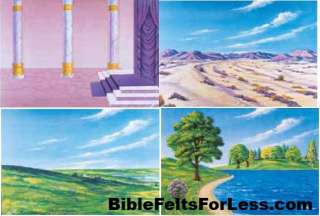 BETTY LUKENS BIBLE IN FELTS SMALL BASIC BIBLE SET NEW  