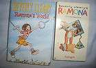   Ramona Siblingitis VHS World Book HC Set New Baby Sister Grown Up